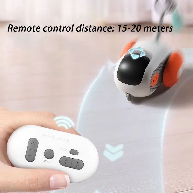 Smart Cat Toy Pet Interactive Remote Control Electric Car Toys