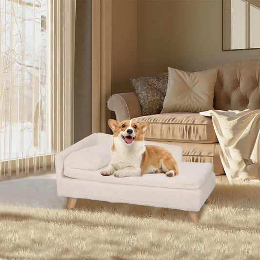 Pet Bed,Nordic Pet Stool Bed with Cozy Pad Waterproof,Pet Sofa