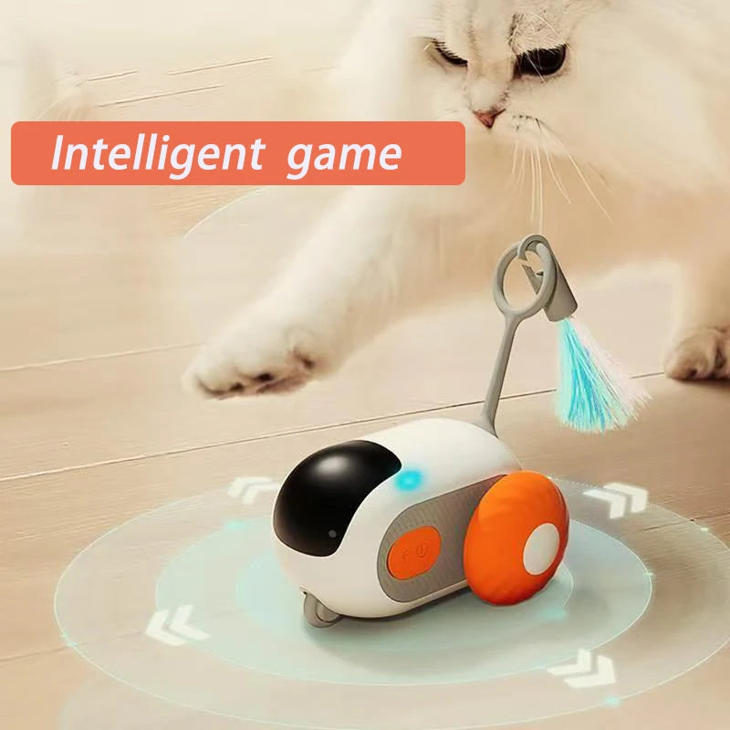 Smart Cat Toy Pet Interactive Remote Control Electric Car Toys