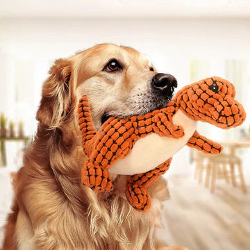 Cats and Dogs Pet Plush Dinosaur Toys Interactive Chew Toys